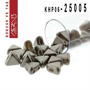 Kheops Par Puca 6 mm Pastel Light Brown Coco (Pastel A.Kahverengi) Boncuk (25005) / Paket İçeriği 65 Adet (9 Gr)