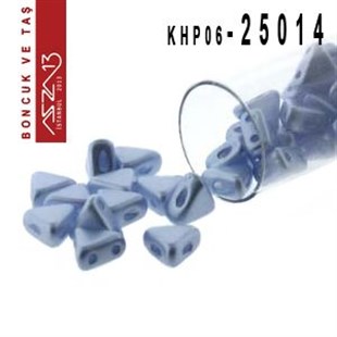 Kheops Par Puca 6 mm Pastel Light Sapphire (Pastel A. Safir) Boncuk (25014) / Paket İçeriği 65 Adet (9 Gr)