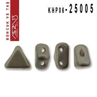 Kheops Par Puca 6 mm Pastel Light Brown Coco (Pastel A.Kahverengi) Boncuk (25005) / Paket İçeriği 65 Adet (9 Gr)