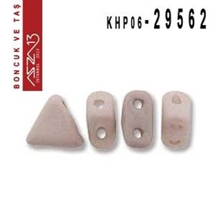 Kheops Par Puca 6 mm Opaque Lt. Amethyst Silk Matt (İpek Mat Opak A. Ametis) Boncuk (29562) / Paket İçeriği 65 Adet (9 Gr)