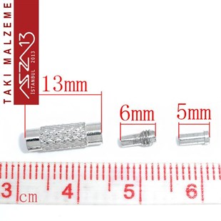 Nikel Kaplama, 0.4x1.3 cm, Klips / Paket İçeriği 1 Adet