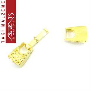 3x9 mm Yuva Ebatlı, Altın, 1.3x3.5 cm Dikdörtgen Mekanizmalı Kilit / Paket İçeriği 1 Ade