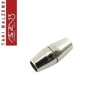 Nikel, 4 mm Yuva Çaplı 0.7x1.6 cm Konik Mıknatıslı Kilit / 1 Adet