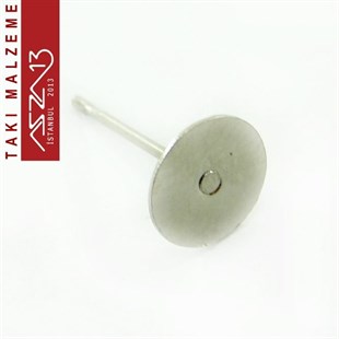 Nikel Kaplamalı - 7 mm - Aynalı Küpe Çivisi / 20 Adet