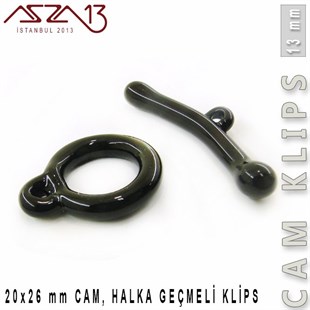 Jet, 13 mm, Cam Geçmeli Klips / Paket İçeriği 1 Adet