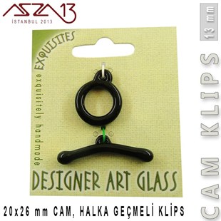 Jet, 13 mm, Cam Geçmeli Klips / Paket İçeriği 1 Adet