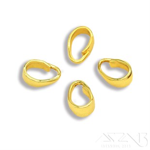 Kolye Klipsi / Pirinç (Sarı) Kaplama / 7,5 mm / 20 Adet