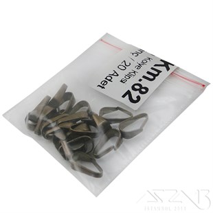 Kolye Klipsi / Antik Pirinç Kaplama / 9,5 mm / 20 Adet
