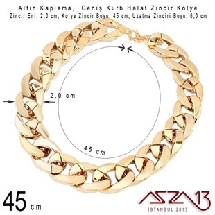Altın Kaplama, Geniş Zincir Kolye