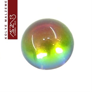 Locket Malzemesi Kristal Efektli Küre Taş 5 mm / Paket İçeriği 5 Adet