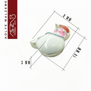 Locket Malzemesi Kardan Adam 10x8 mm