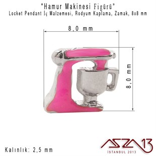 Locket Malzemesi Hamur Makinesi 8x8 mm