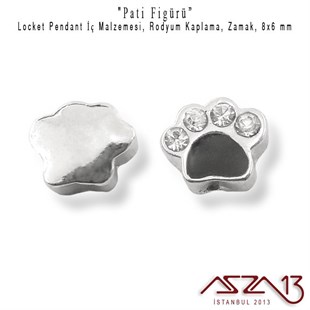 Locket Malzemesi Pati 8x6 mm