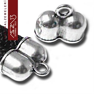 Antik Gümüş Kaplamalı İkili Kapsül / Paket İçeriği 2 Adet