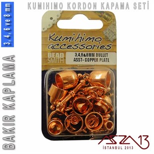 Bakır Kaplamalı, 3,4,6 ve 8 mm Kapsül-Klips Kapama Seti