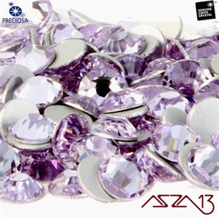 SS20 Chaton Rose (4,7 mm) Altı Düz Yapıştırma Violet, Kristal Taş  / Paket İçeriği 36 Adet