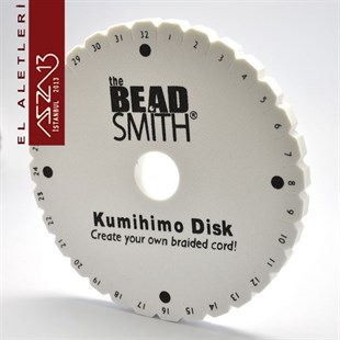 Mini Kumihimo Yuvarlak Disk (İp Örme Aparatı)