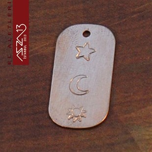 3lü 5 mm Ay-Yıldız-Güneş Metal Damga Seti