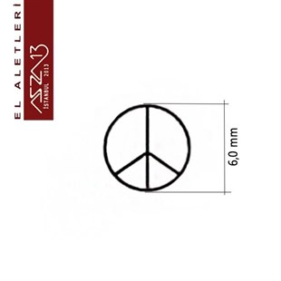 6 mm Özgürlük Figürlü Metal Damga