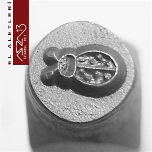 6 mm Uğur Böceği Figürlü Metal Damga