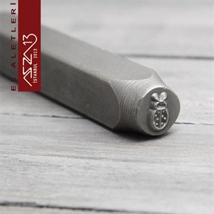 6 mm Uğur Böceği Figürlü Metal Damga