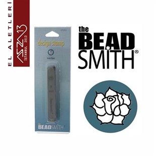 6 mm Gül Figürlü Metal Damga