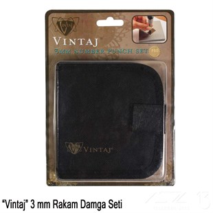 Damga Seti - Rakam - Vintaj - 3 mm