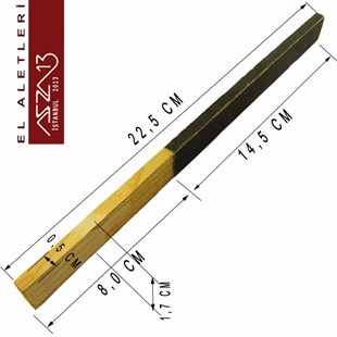 Zımpara Çubuğu Kalın 1 No (250 Kum) / Paket İçeriği 1 Adet