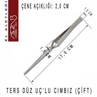 Ters Cımbız (Düz Uç) / Paket İçeriği 1 Adet