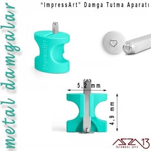 Metal Damga Çubuğu Tutacağı, 9,5 mm