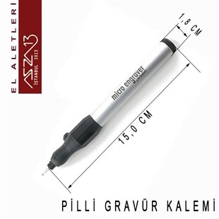Pilli Gravür Kalemi