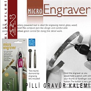 Pilli Gravür Kalemi