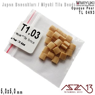 Tila Boncuk - Opaque Pear - TL0493 / 24 Adet