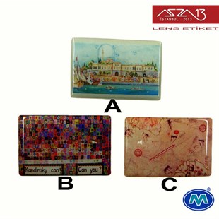 Kendinden Yapışkanlı 25 mm x 39 mm Dikdörtgen Epoxy Etiket (Modes) / Paket İçeriği 2 Adet