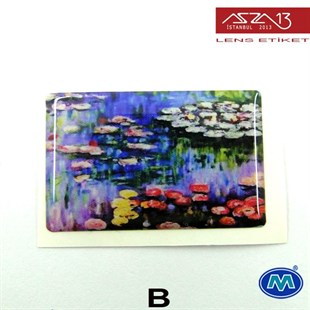 Kendinden Yapışkanlı 25 mm x 39 mm Dikdörtgen Epoxy Etiket (Modes) / Paket İçeriği 2 Adet