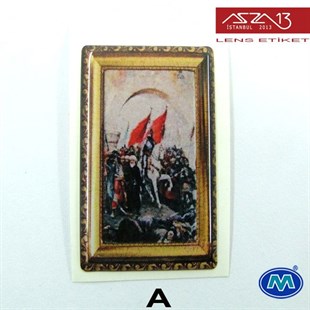 Kendinden Yapışkanlı 25 mm x 39 mm Dikdörtgen Epoxy Etiket (Modes) / Paket İçeriği 2 Adet