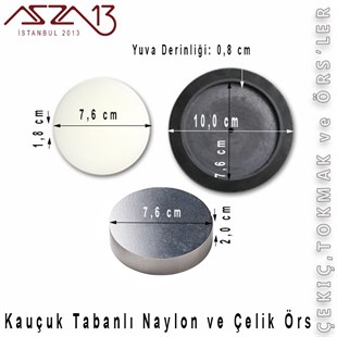 Kauçuk Tabanlı Naylon ve Çelik Örs