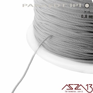 Açık Gri 0,8 mm Paraşüt İp (Bobin 100 metre)