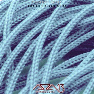 Açık Mavi 0,8 mm Kalınlıkta Paraşüt İpi / 5 Metre