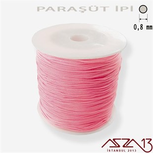 Açık Pembe 0,8 mm Paraşüt İp (Bobin 100 metre)