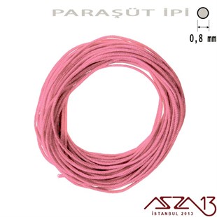 Açık Pembe 0,8 mm Paraşüt İp (Bobin 100 metre)