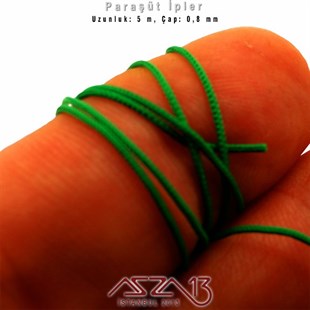 Çağla Yeşili 0,8 mm Kalınlıkta Paraşüt İpi / 5 Metre