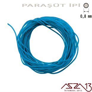 Deniz Mavi 0,8 mm Paraşüt İp (Bobin 100 metre)