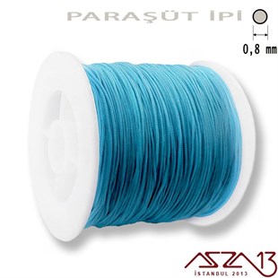 Deniz Mavi 0,8 mm Paraşüt İp (Bobin 100 metre)