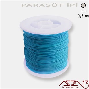 Deniz Mavi 0,8 mm Paraşüt İp (Bobin 100 metre)