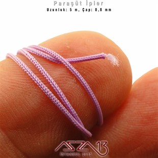 Eflatun 0,8 mm Kalınlıkta Paraşüt İpi / 5 Metre
