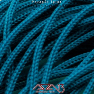 Göl Mavi 0,8 mm Kalınlıkta Paraşüt İpi / 5 Metre