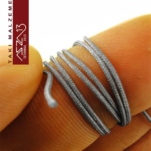 Gri 0,8 mm Kalınlıkta Paraşüt İpi / 5 Metre