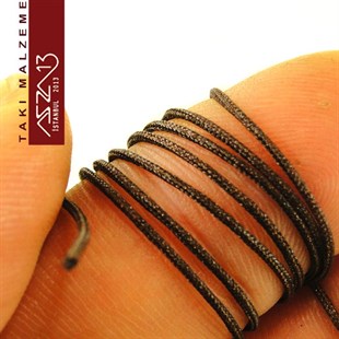 K. Kahverengi 0,8 mm Kalınlıkta Paraşüt İpi / 5 Metre