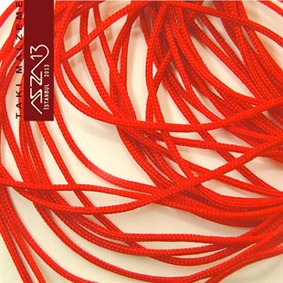 Kırmızı 0,8  mm Kalınlıkta Paraşüt İpi / 5 Metre